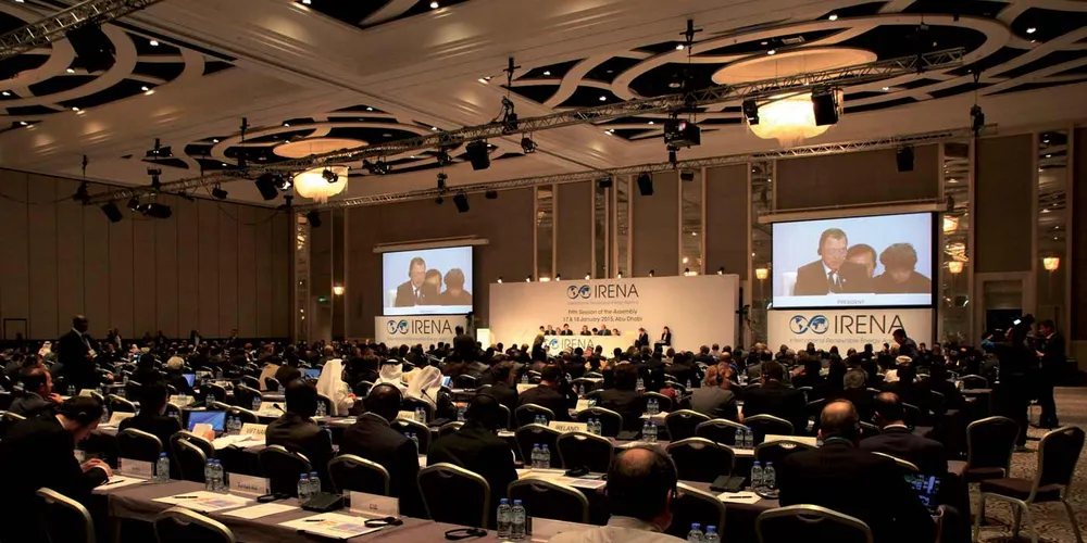 Irena’s annual assembly meeting in Abu Dhabi in January