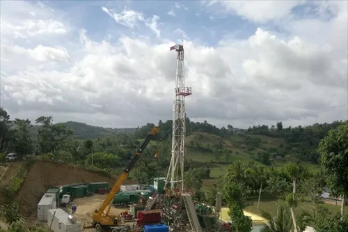 Leyte, the Philippines: the Duhat-1 well (above) was drilled in 2011 but abandoned due to mechanical limitations of the rig equipment