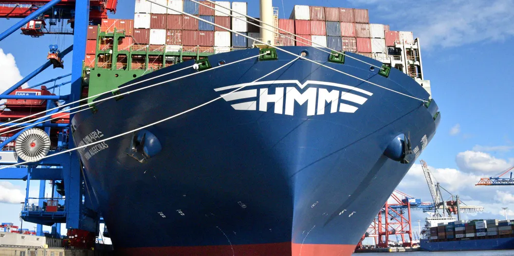 HMM is the largest liner company in south Korea.