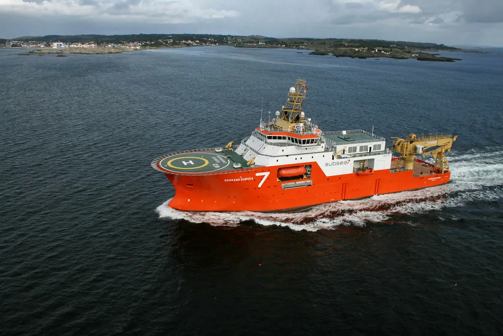 Work under way: Normand Subsea