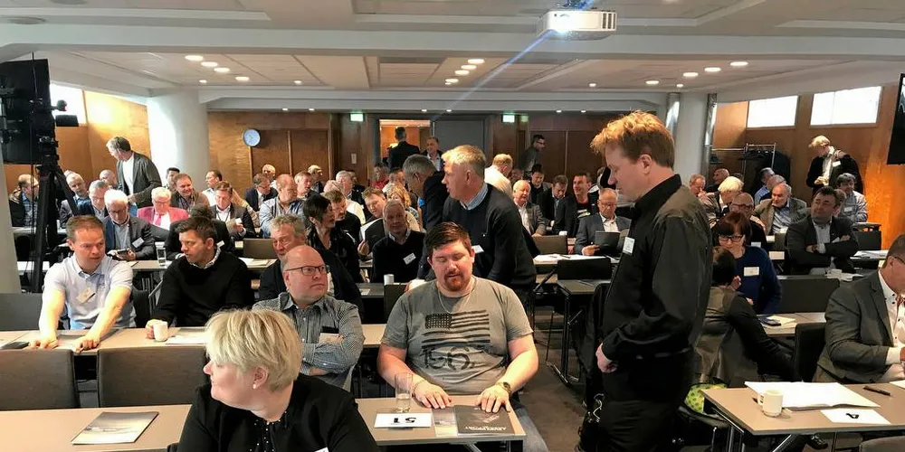 Deltakerne er klare for årsmøte i Pelagisk Forening.Foto: Kjersti Sandvik