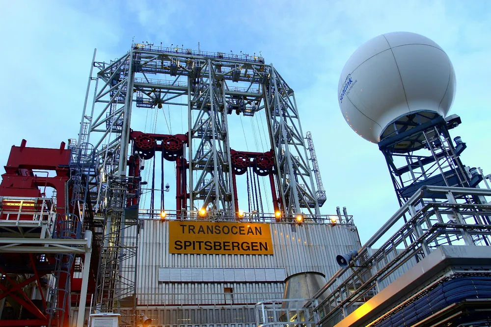 Lined up: Transocean Spitsbergen