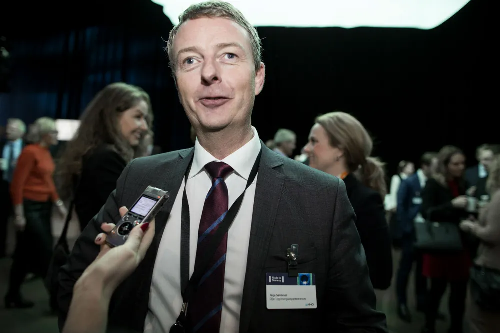 Field approvals: Petroleum & Energy Minister Terje Soviknes