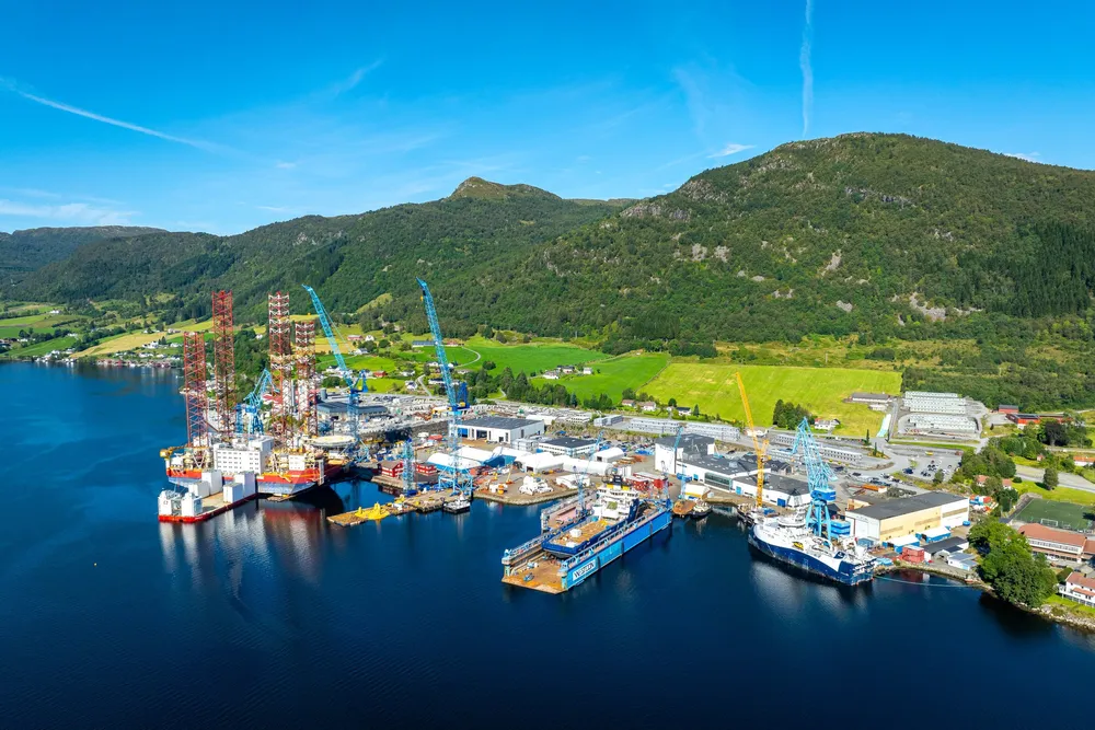 Westcon Ølensvåg. Konsernet leverte gode resultater, men verftsgruppen var eneste biten av konsernet av familien som ikke bidro med pluss.