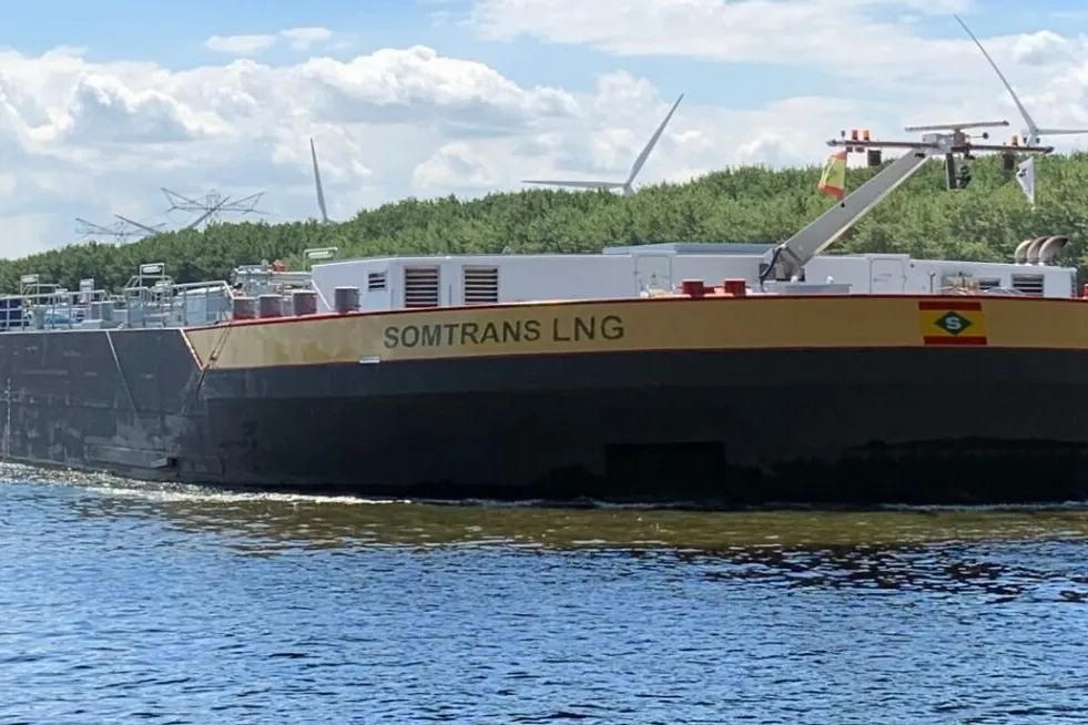Somtrans currently lists three LNG bunker barges in its 24-vessel fleet but newbuilding is set to be first seagoing ship.