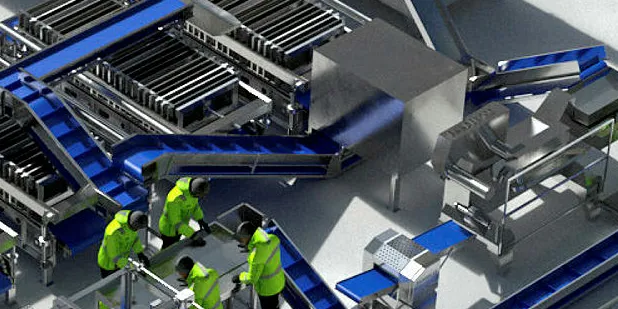 Fiskefabrikk for autolinebåt som produseres av PE Bjørdal.