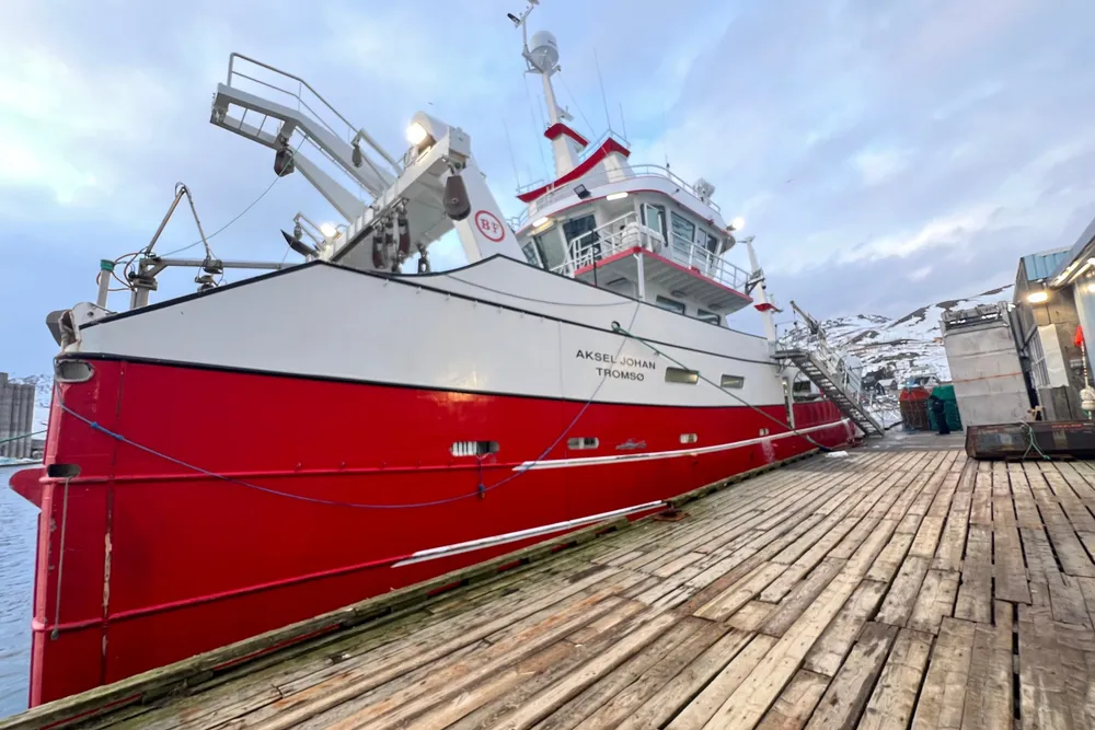 Reder Johan-Arild Hansen eier båten som er brukt på toktet, fra «Aksel Johan». – Vi har investert betydelige midler i tilpasning av fartøyet for fiske- og levering av levende snøkrabbe, sier han.