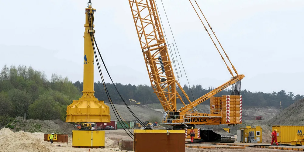 Innogy- Forschungsprojekt Cuxhaven- Altenwalde 21.4.17 Foto Scheer