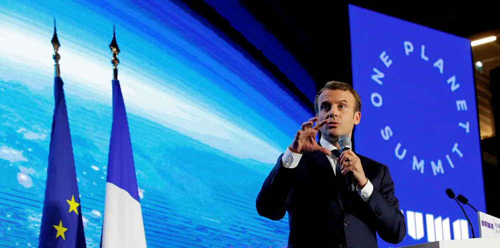 Offshore wind is part of the clean-energy strategy of the government of French President Emmanuel Macron.
