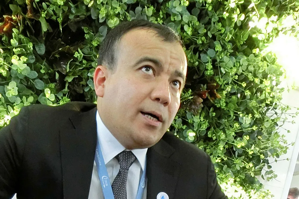 Deals with Tatneft: Uzbekneftegaz board chairman Bakhodirjon Sidikov in Tashkent on Wednesday