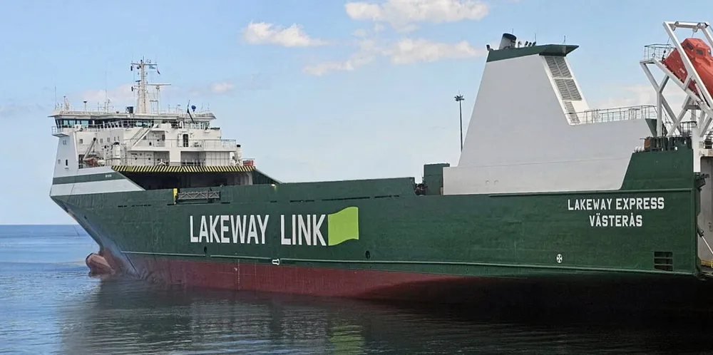 The Lakeway Express will be using a 15% biofuel blend in its Sweden to Poland run.