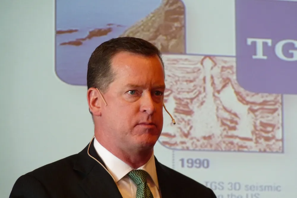 Sales surge: TGS chief executive Robert Hobbs