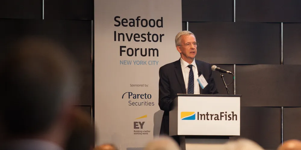 Bakkafrost CEO Regin Jacobsen presented the spectacular results and upcoming expansion plans of his company.