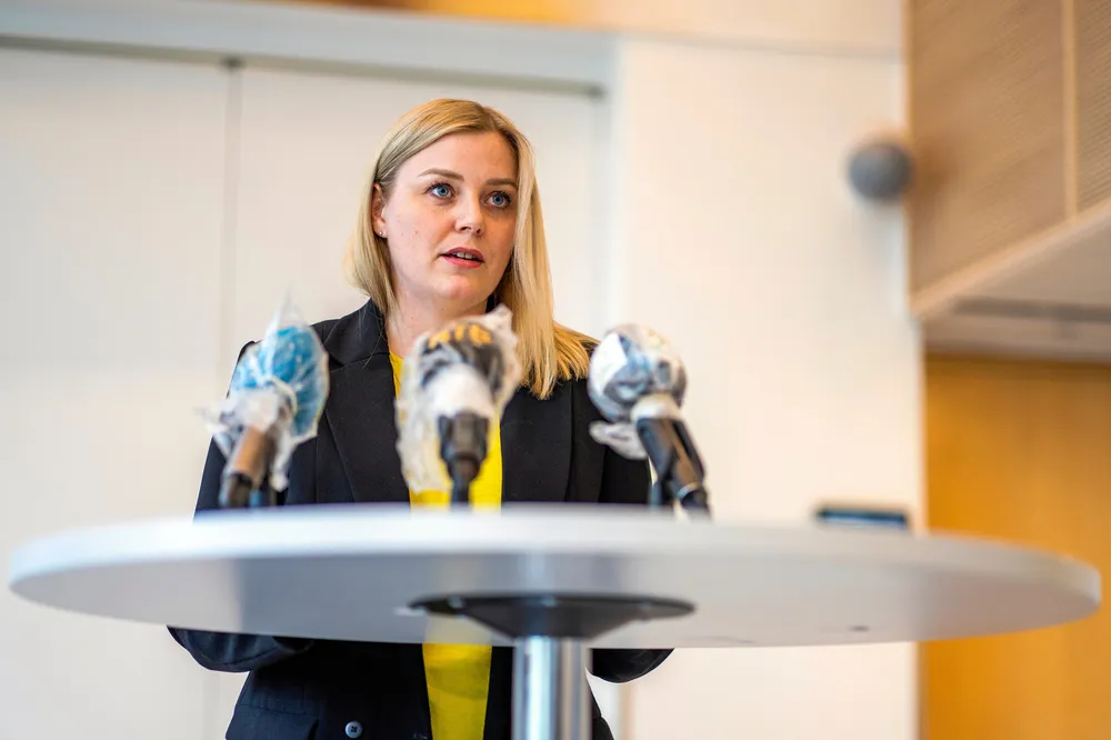 Approval: Norway's Petroleum & Energy Minister Tina Bru