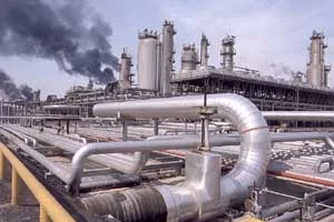 Fire: at the Ras Tanura terminal