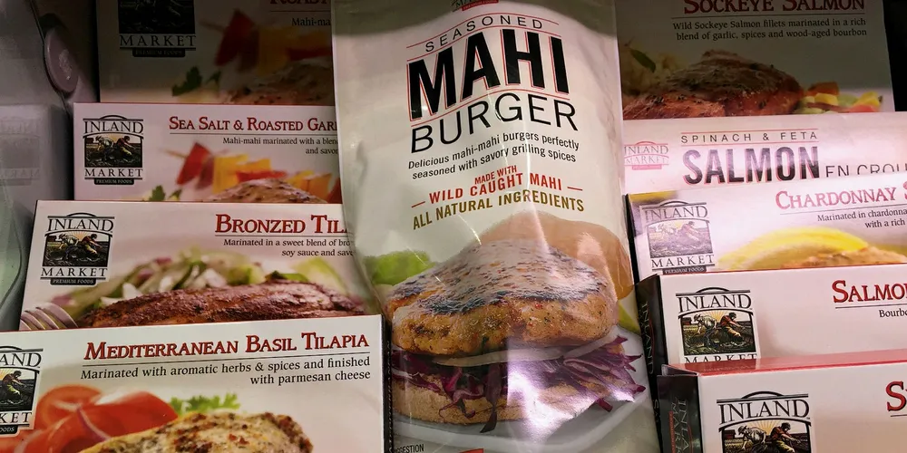 Inland Market mahi burger