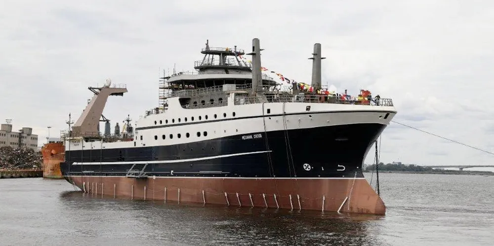 A new supertrawler will soon join the Russian fleet.