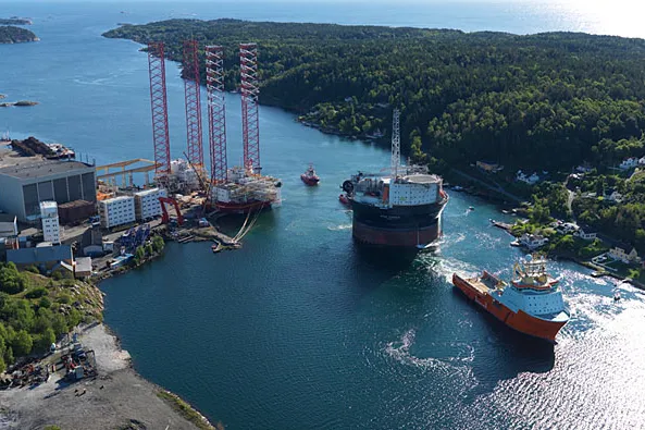 Subsea job: Nymo's yard near Arendal, Norway