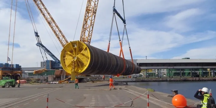 The monopiles will be supplied from EEW's Rostock factory
