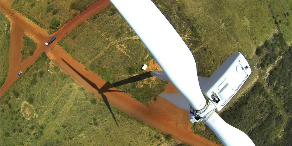 A GE turbine at a Casa dos Ventos project in Rio Grande do Norte. Pic: Casa dos Ventos