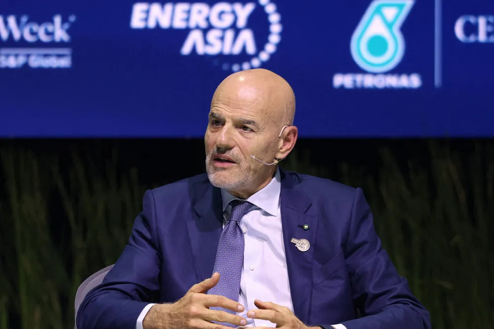Eni chief executive Claudio Descalzi.