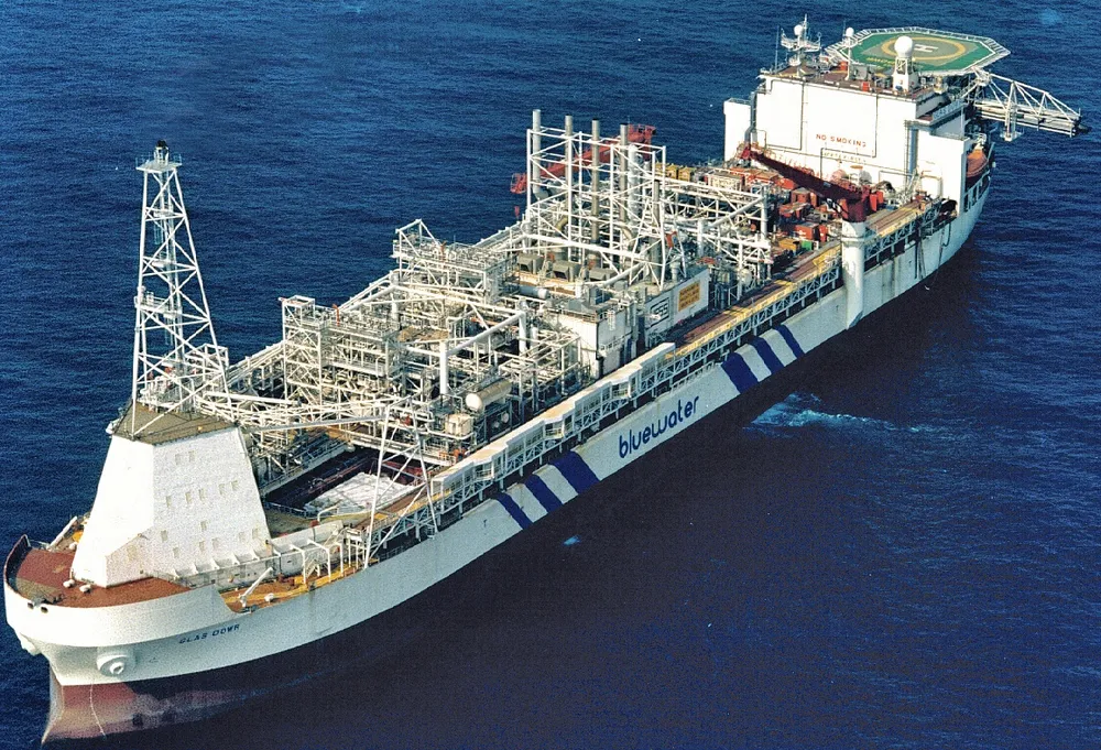 'FPSO under construction': is how Bluewater now classes the Glas Dowr, which was dropped by Eni off Timor-Leste this year