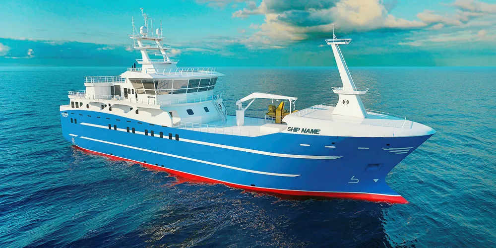 The new vessels are based on a MT1112XL design by the Norwegian company Marin Teknikk for eco-friendly cod and haddock fishing in the Barents and Norwegian Seas.