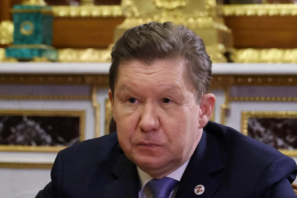Gazprom executive board chairman Alexei Miller.