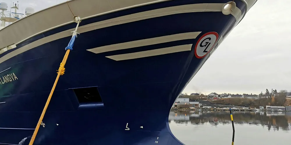 NY: «Gunnar Langva» ved kai på Holen i Sula – ett av mange nye fiskefartøyer i år.