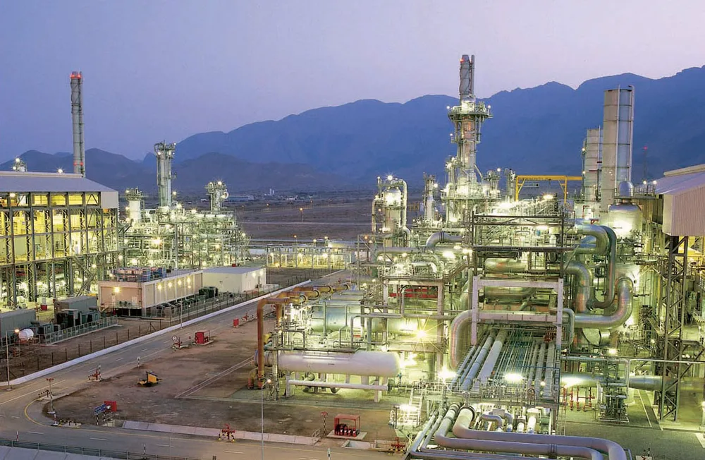 The Oman LNG plant at Qalhat
