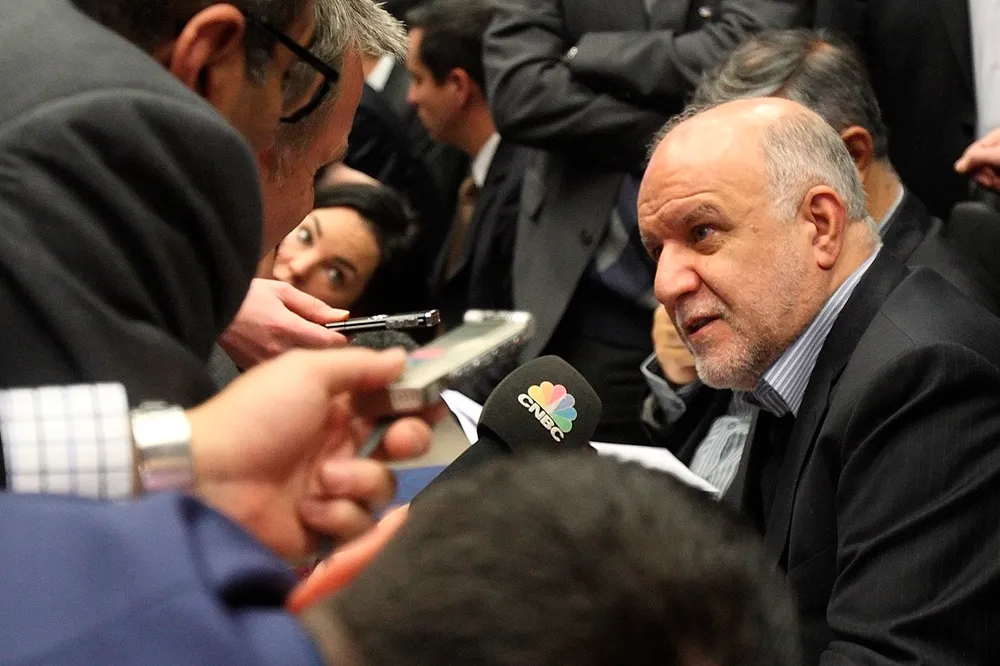 Go west: Iran's oil minister Bijan Namdar Zanganeh hopes to get help from Western majors
