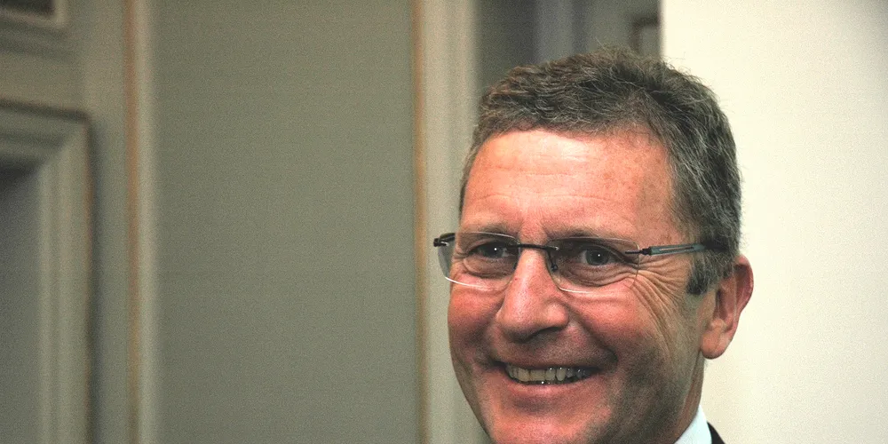 Andreas Kvame, CEO at Grieg Seafood. (Photo: Jogvan H. Gardar)