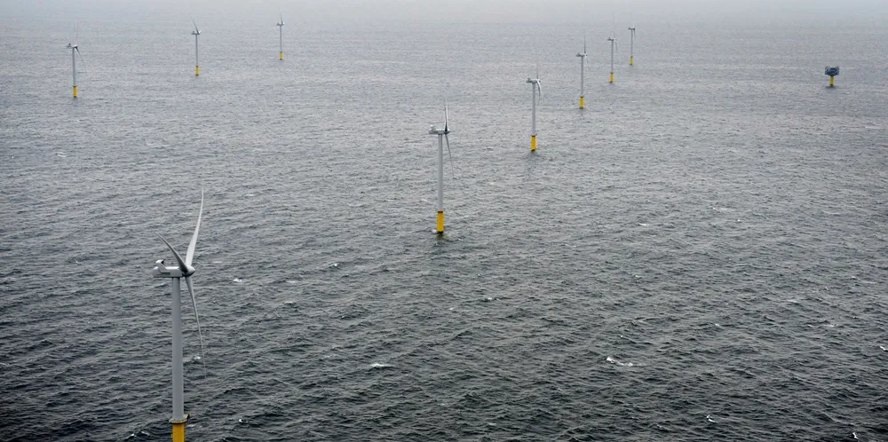 Eneco's 129MW Luchterduinen offshore wind farm in the Dutch North Sea.
