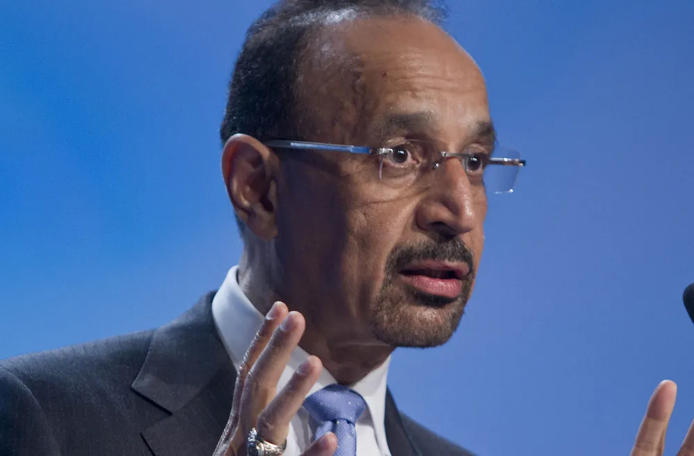 Production: Saudi energy minister Khalid al-Falih says kingdom does not set production targets