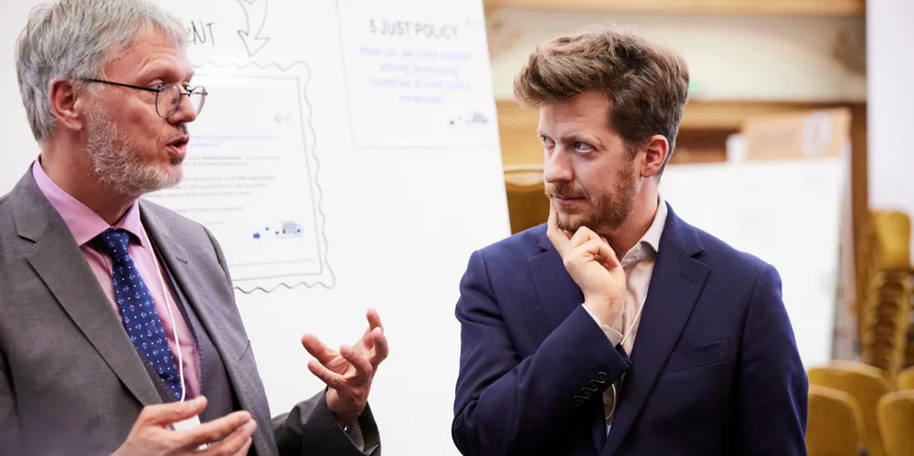 Tristan Smith (right) is a principal consultant at UMAS and an associate professor at the UCL Energy Institute. Photo: GMF