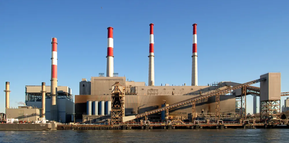 Ravenswood generating station outside New York