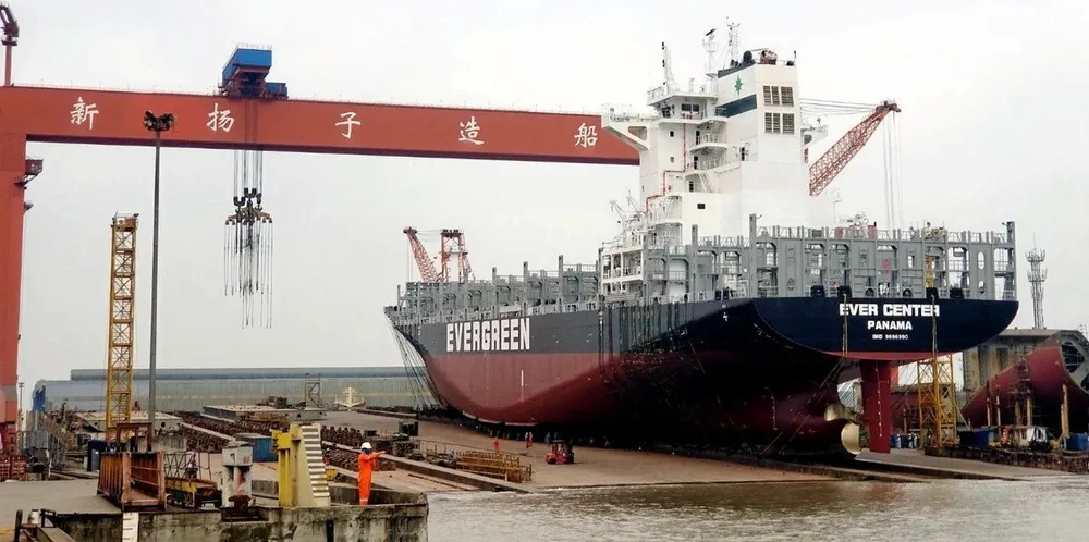 Yangzijiang Shipbuilding is freeing up container ship newbuilding slots for LR1 and LR2 tankers.