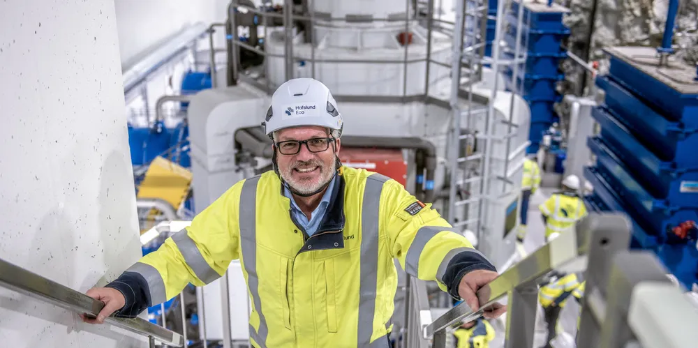 Konsernsjef i Hafslund AS, Finn Bjørn Ruyter, er fornøyd med at natur og bærekraft er en del av havvind-konkurransen og ikke kun pris.
