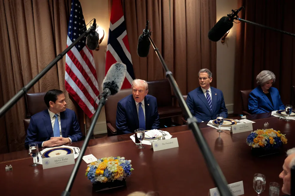Donald Trump met Norway's Prime Minister Jonas Gahr Store earlier this year amid a stop work order on Empire Wind 1.