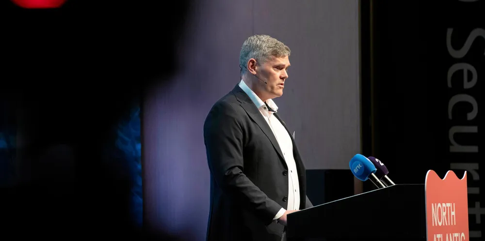 Frode Arntsen, administrerende direktør i Salmar, fikk drøyt 6,5 millioner kroner i total godtgjørelse i 2023, viser selskapets årsrapport. Her fra NASF tidligere i år.