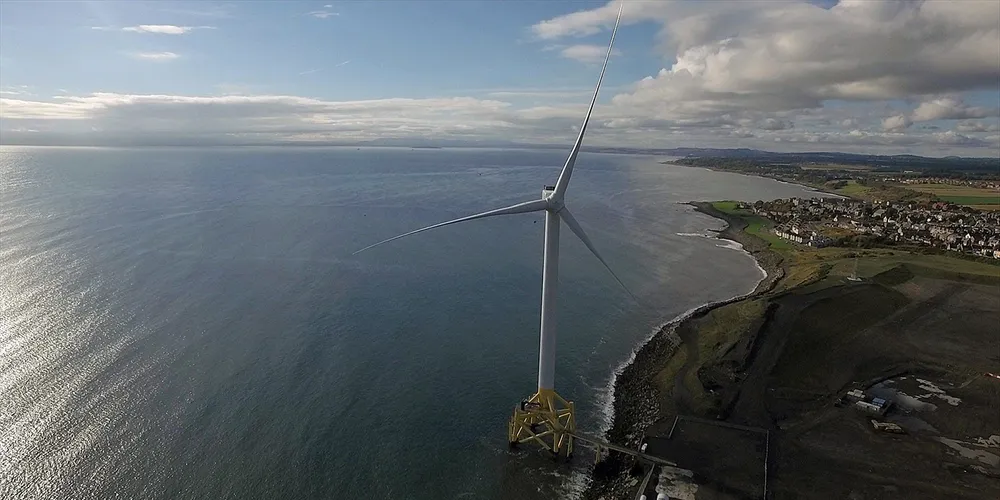 The Levenmouth 7MW installed at Methil on the Scottish coast