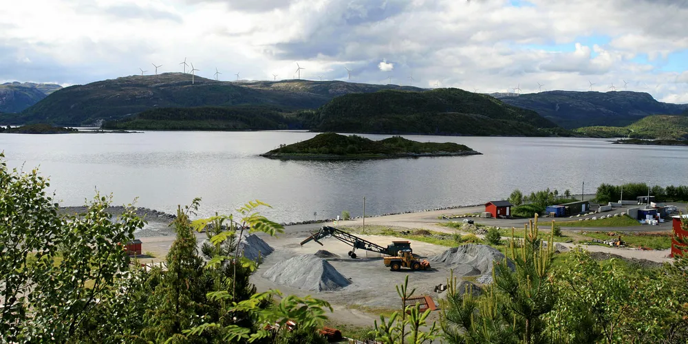 A rendering of one of the Fosen projects when completed.
