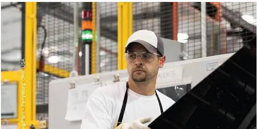 First Solar manufacturing facility in Perrysburg, Ohio.