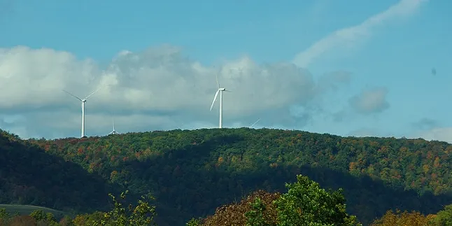 An AES wind farm in Pennsylvania