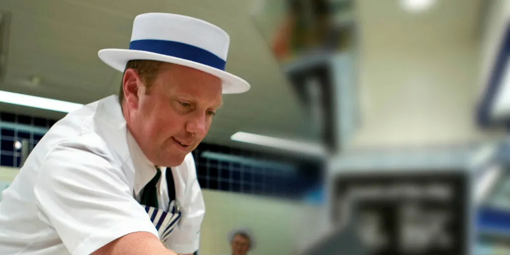 Morrisons fish counter.