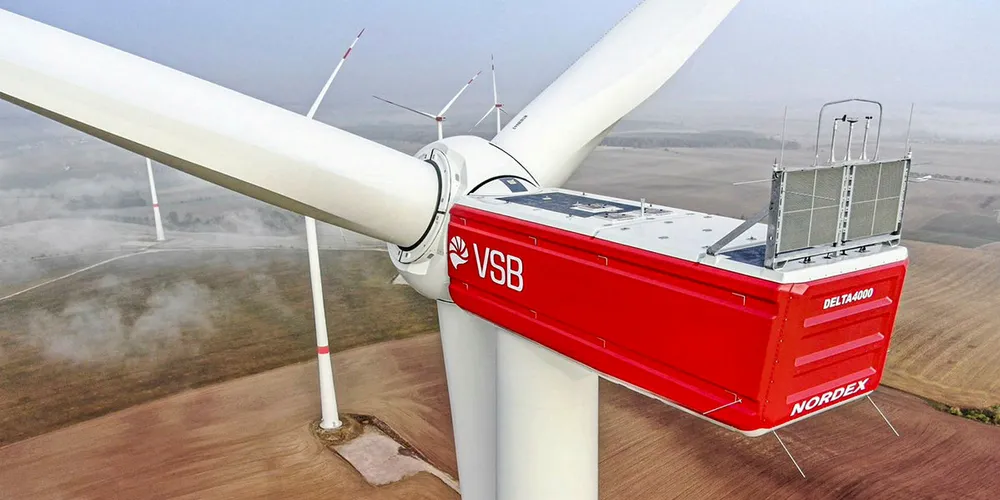Nordex turbine at VSB project