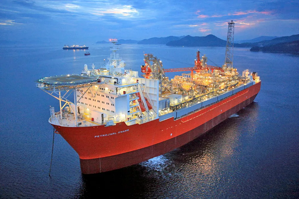 Upgrade planned: the Petrojarl Knarr floating production, storage and offloading vessel.