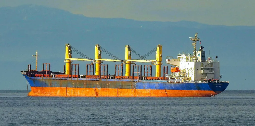 Handysize bulker rates are falling.