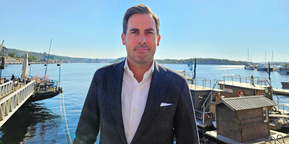 Nicolai Grieg, board member Grieg Maturitas, at Aker Brygge in Oslo.