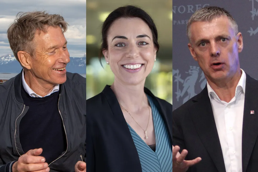 Terje Aasland, Rosalie Poen og Kjetil Lund er to gamle og ett nytt navn på programmet for Arendalsuka i år.